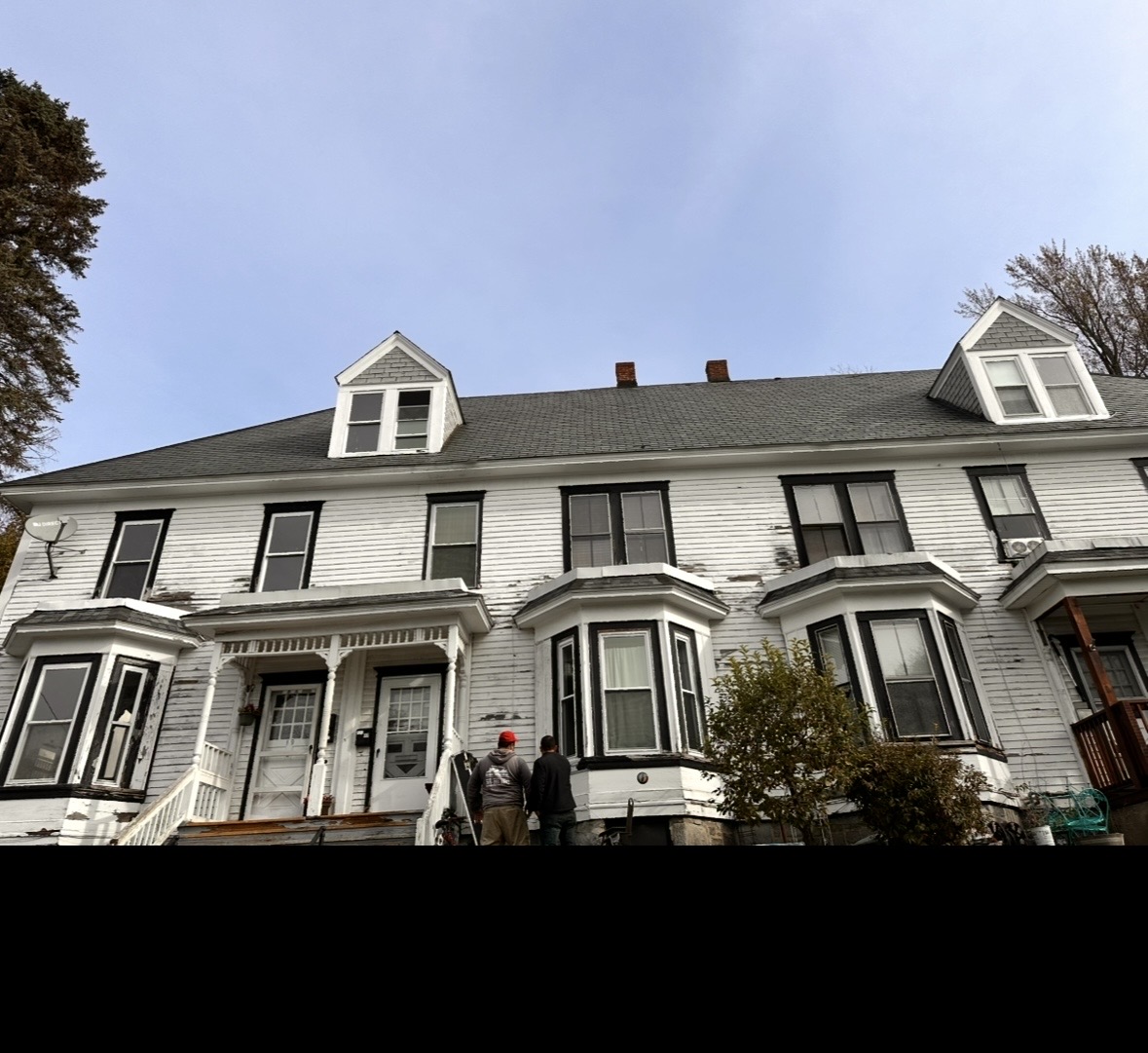 Exterior of the coming-soon rental building in Lowell